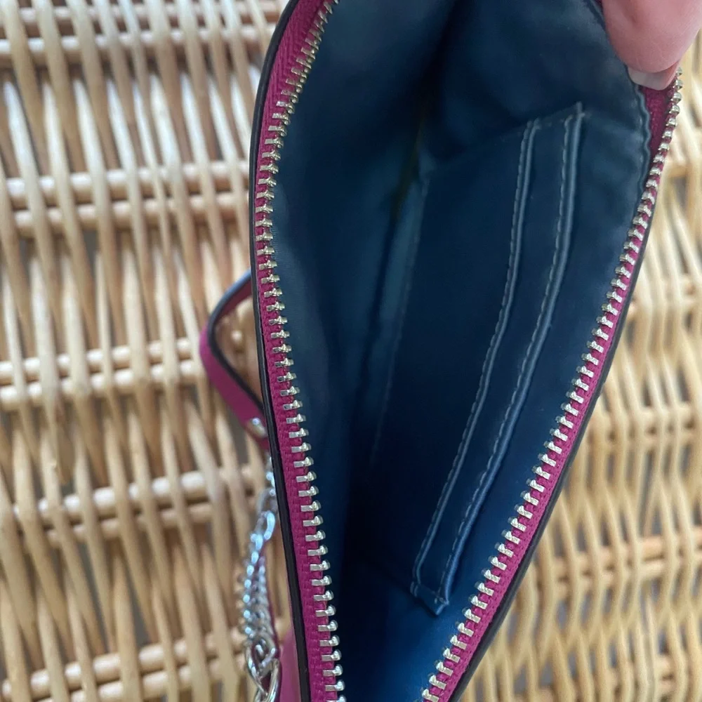 Coach Purple Fuchsia Clutch Wristlet - Picture 8 of 8